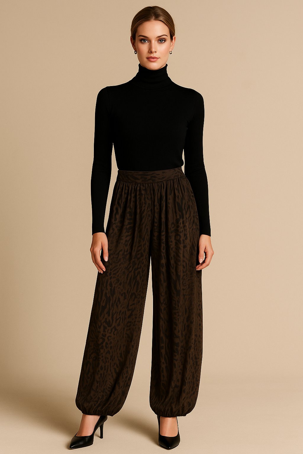 Pantalón Holguero Leopardo Difuminado