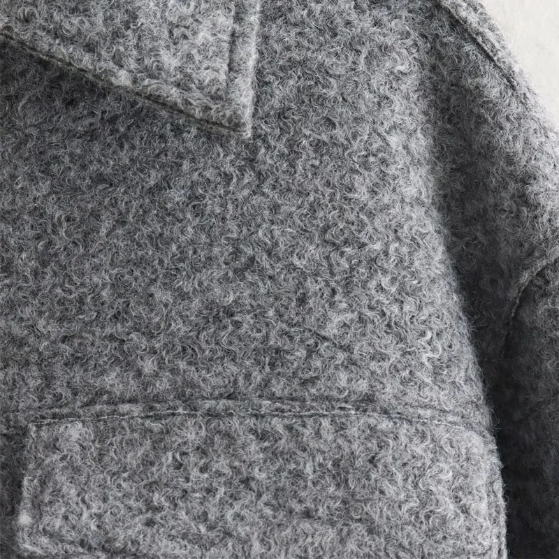 Chaqueta de Paño Gris