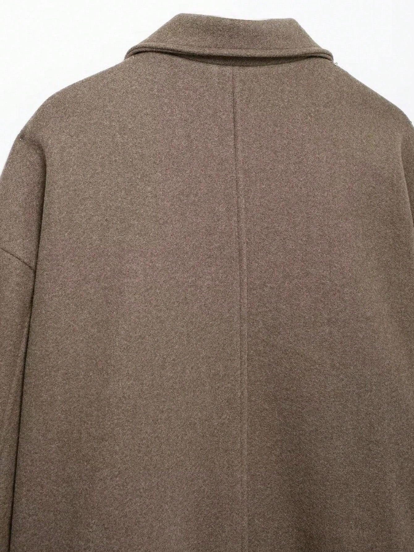 Chaqueta Bomber de Paño con Cuello Clásico