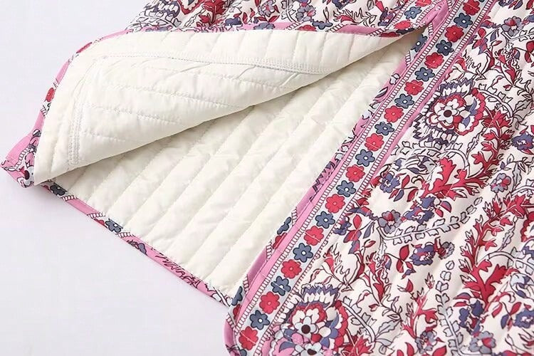 Chaleco Acolchado Estampado