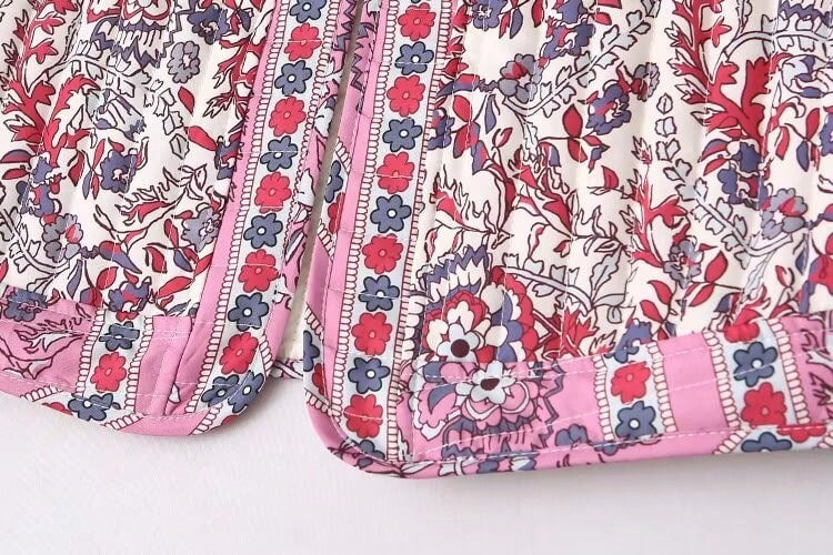 Chaleco Acolchado Estampado