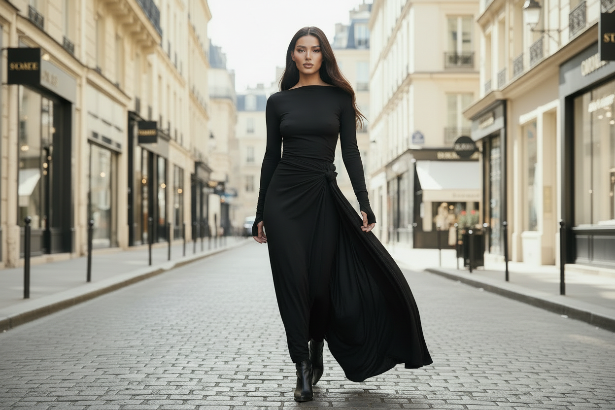 Vestido Confort Largo