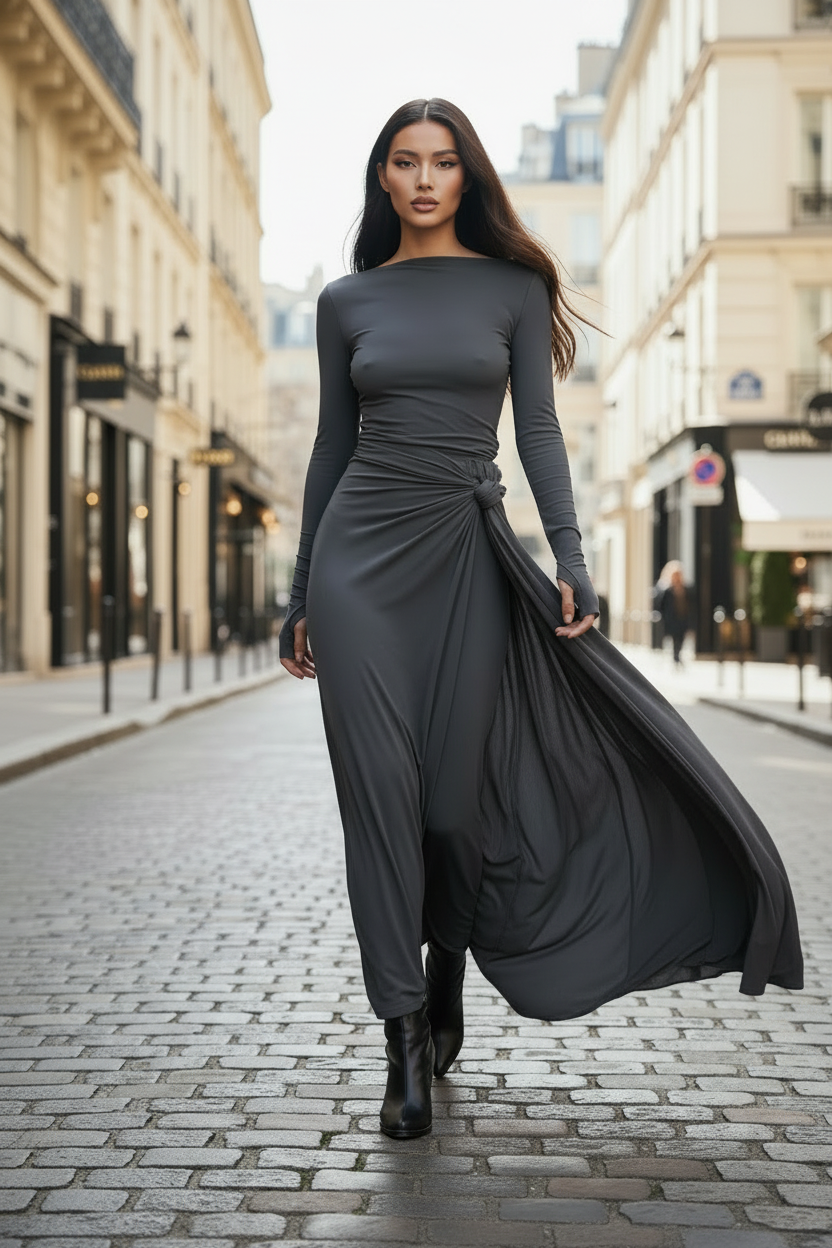 Vestido Confort Largo