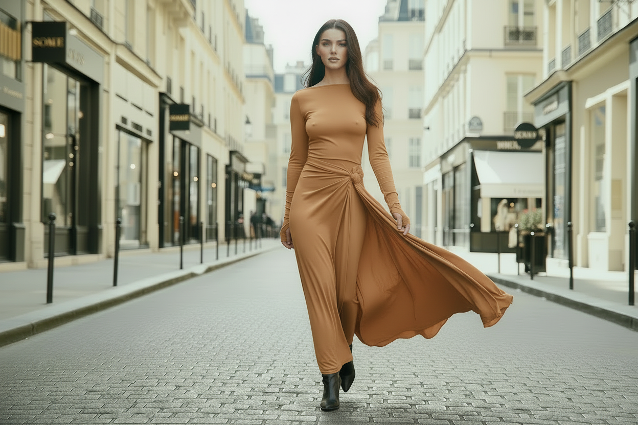 Vestido Confort Largo