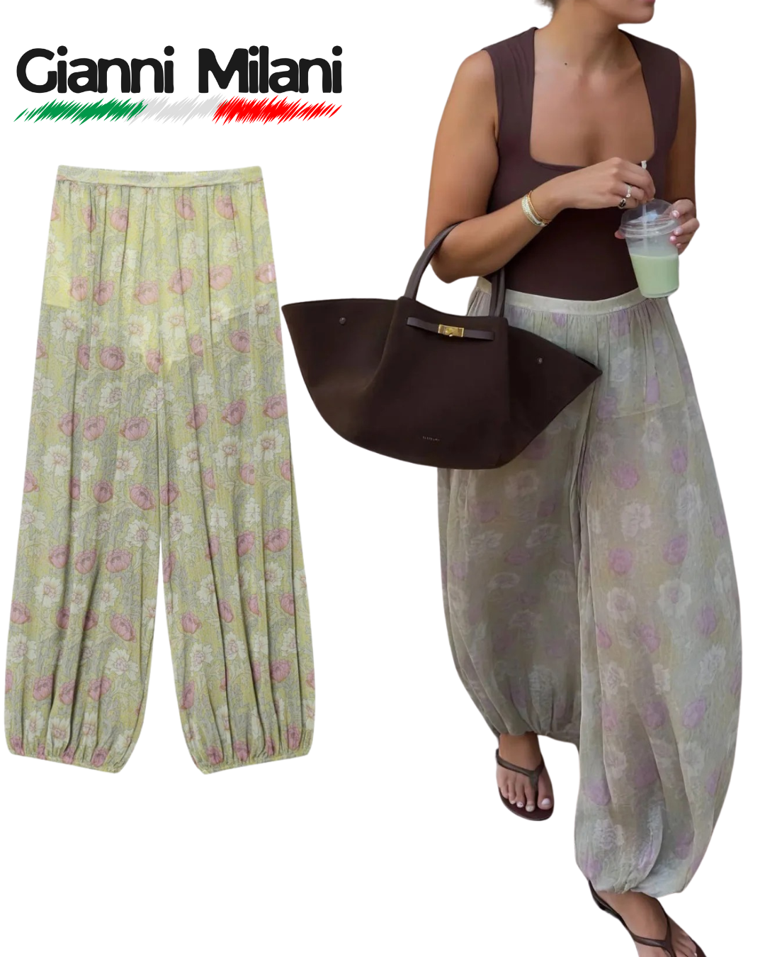 Pantalón Holguero Happy Flowers