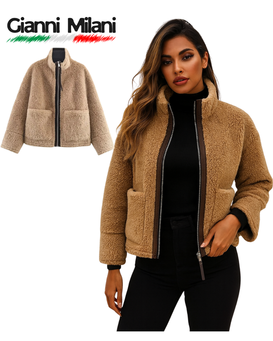 Chaqueta de Borrego Biege