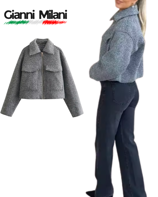 Chaqueta de Paño Gris
