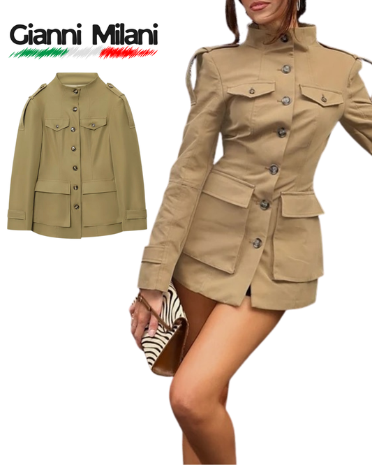 Chaqueta Entretiempo Beige