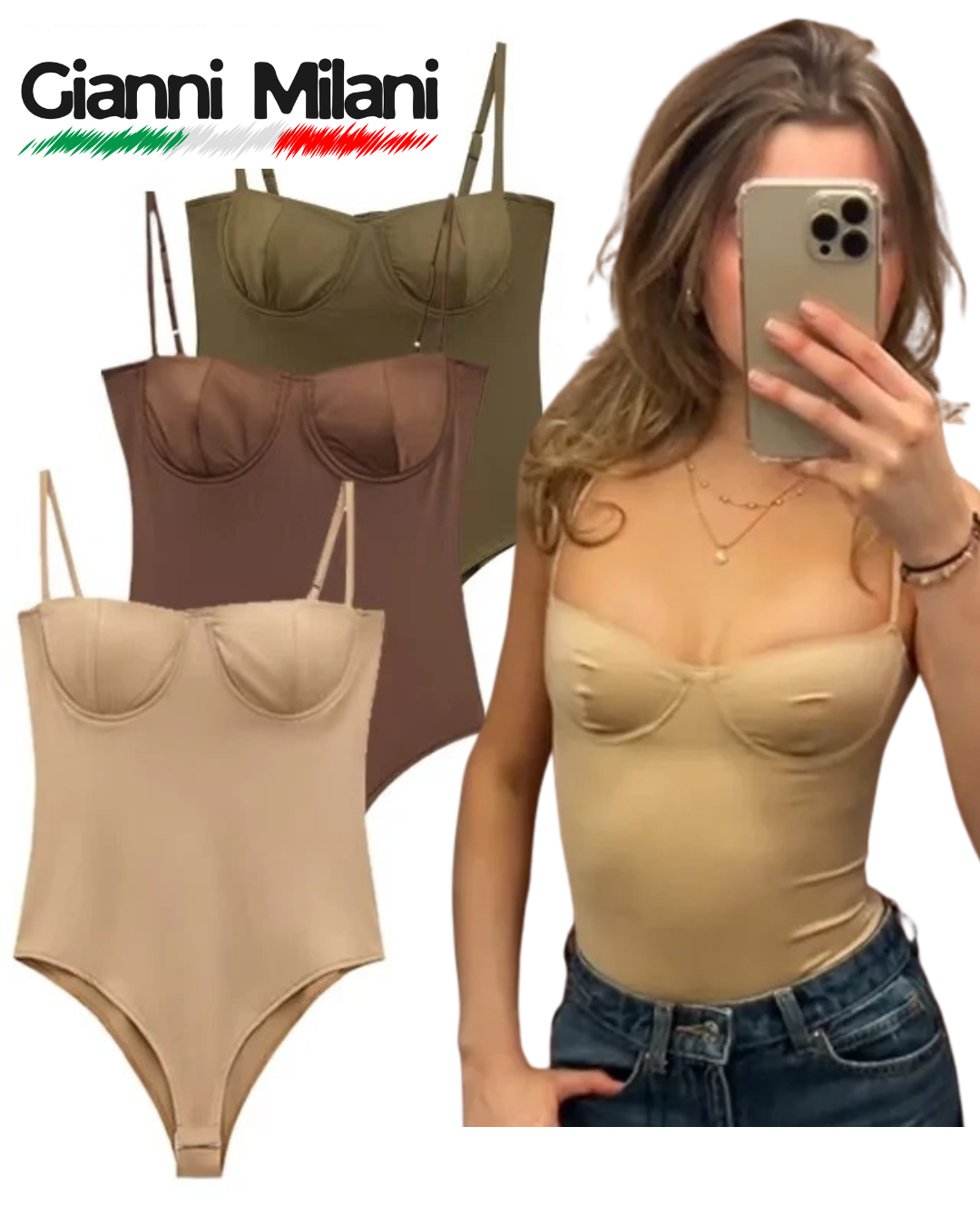 Body Rave Mujer de Tanga y Escote Elegante