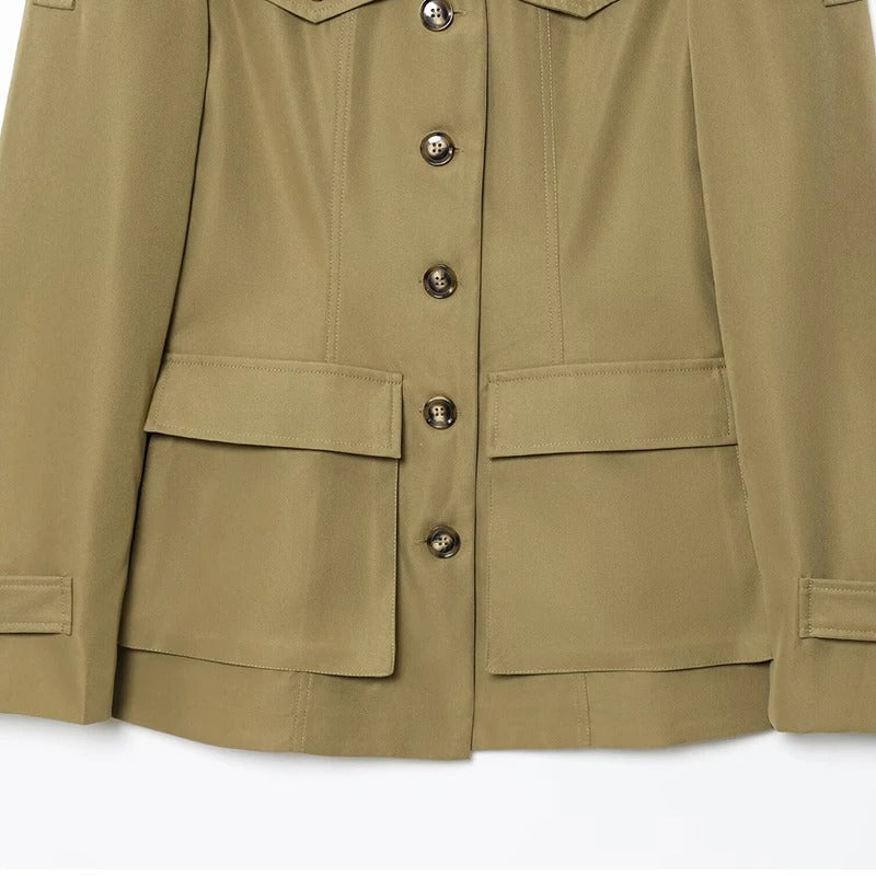 Chaqueta Entretiempo Beige