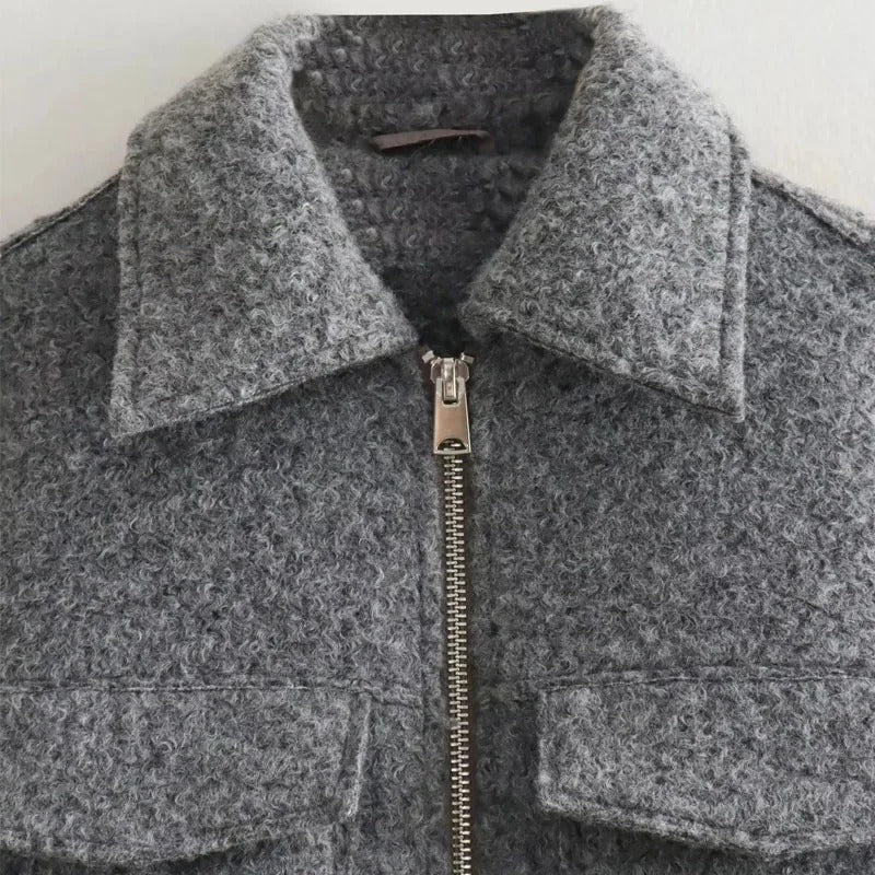 Chaqueta de Paño Gris