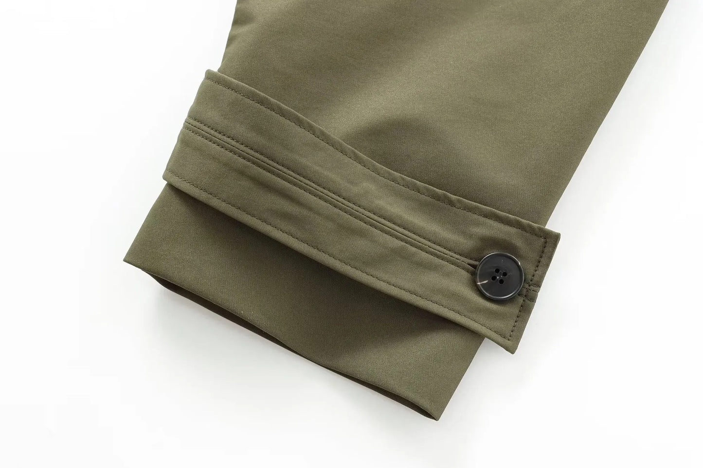 Chaqueta Verde Militar con Capucha