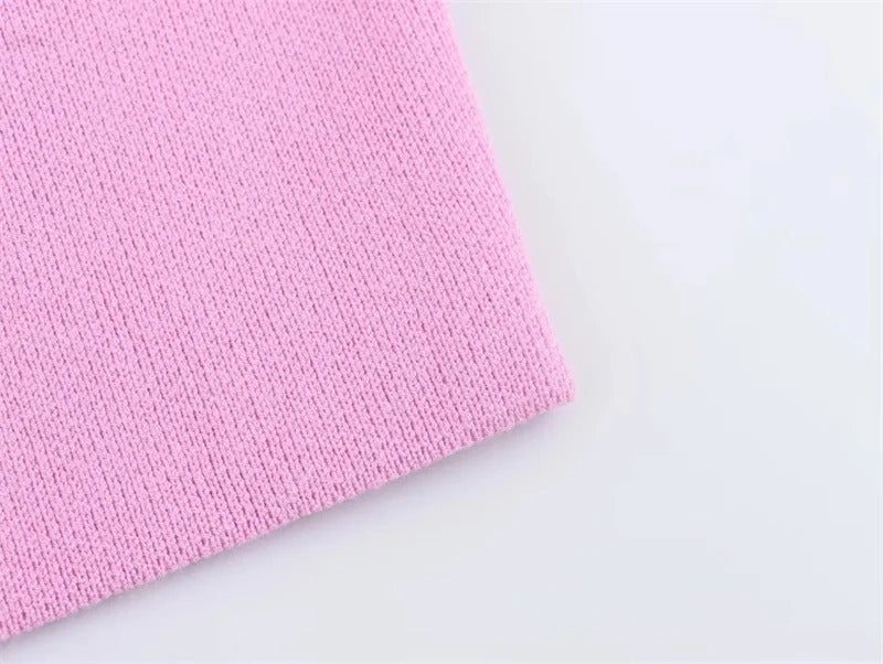 Camiseta Rosa Botones de Tirantes