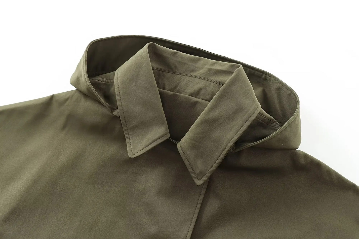 Chaqueta Verde Militar con Capucha