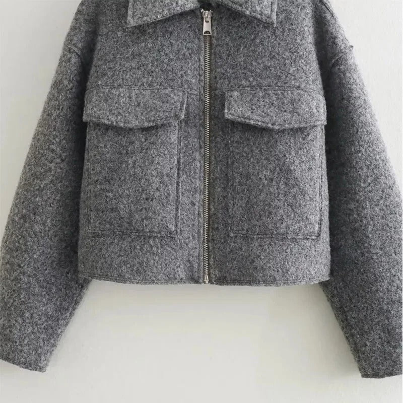 Chaqueta de Paño Gris