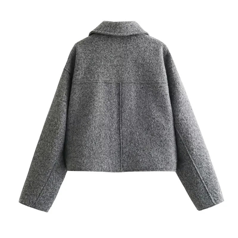 Chaqueta de Paño Gris