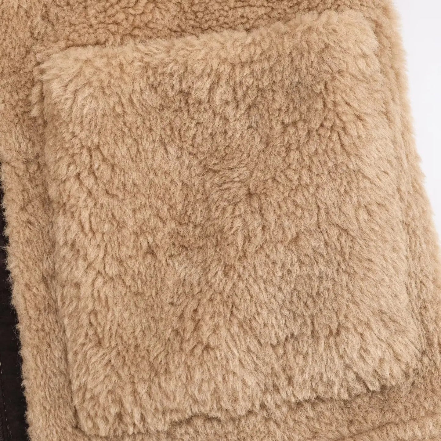 Chaqueta de Borrego Biege