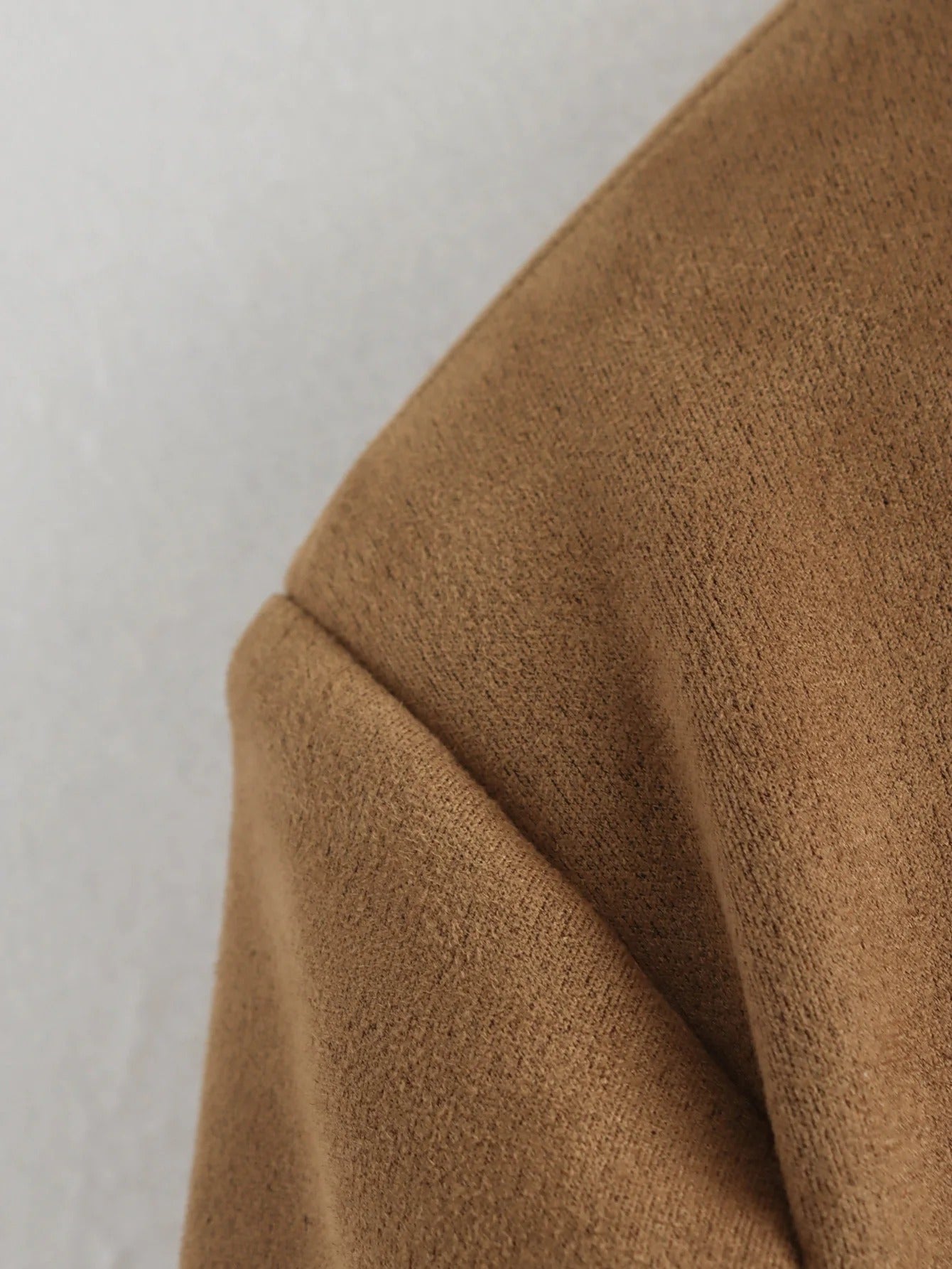 Chaqueta Marrón de Gamuza de Entretiempo