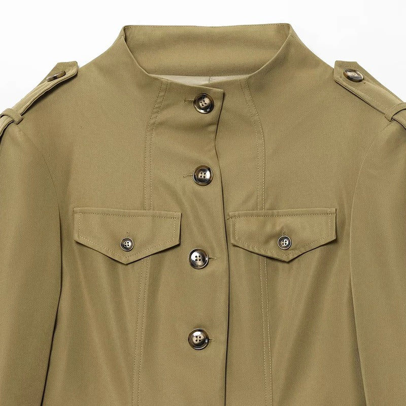 Chaqueta Entretiempo Beige