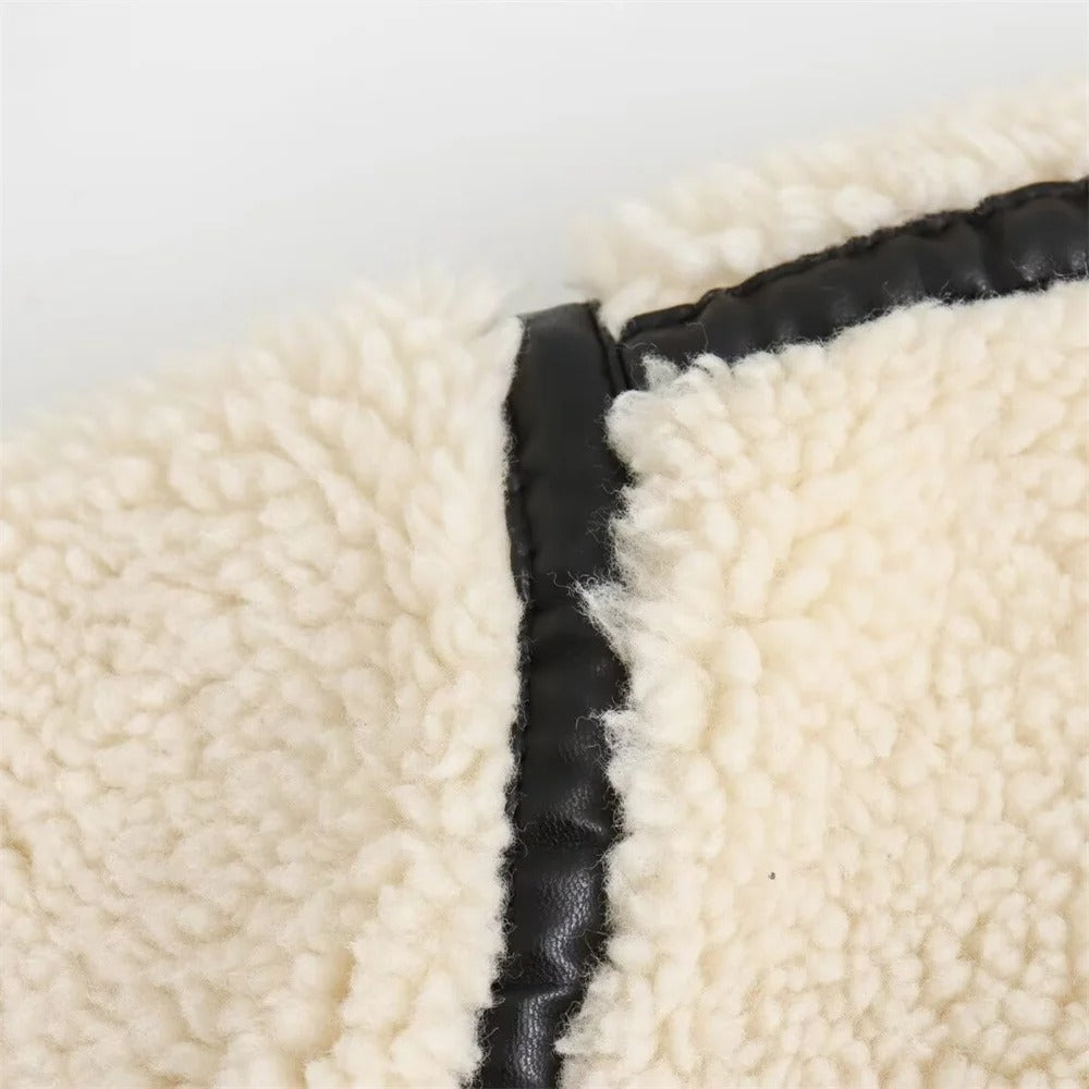 Chaqueta de Borrego Beige