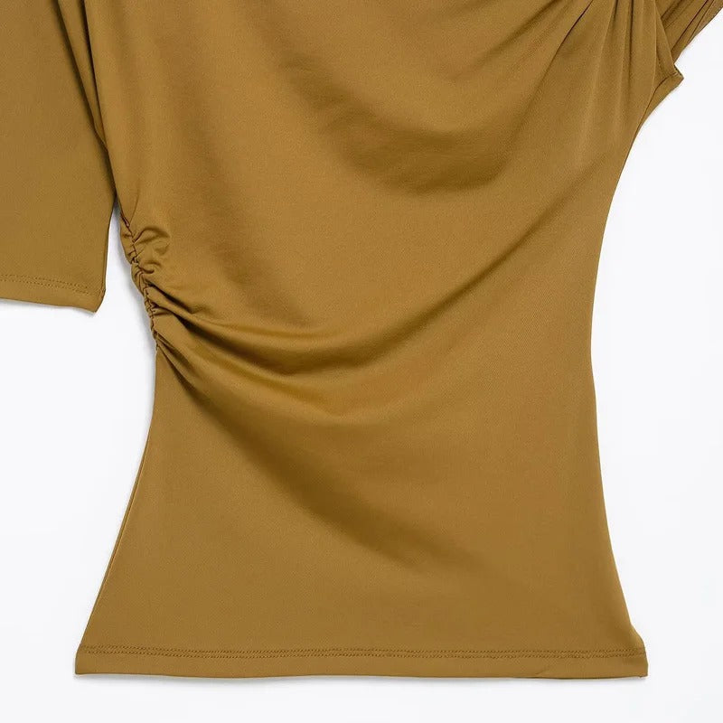 Top casual asimétrico