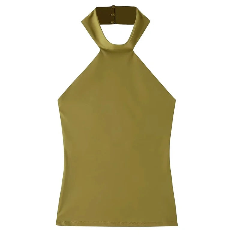 Top Elegante Sin Espalda para Mujer