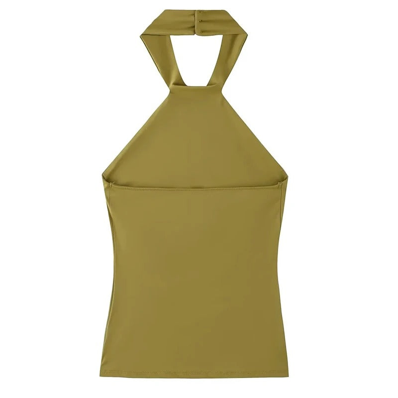 Top Elegante Sin Espalda para Mujer